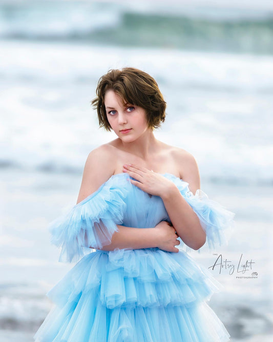 Clear Blue Skies - Adult Dress