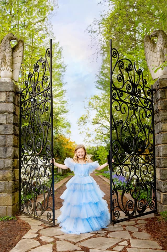 Clear Blue Skies - Tween Dress